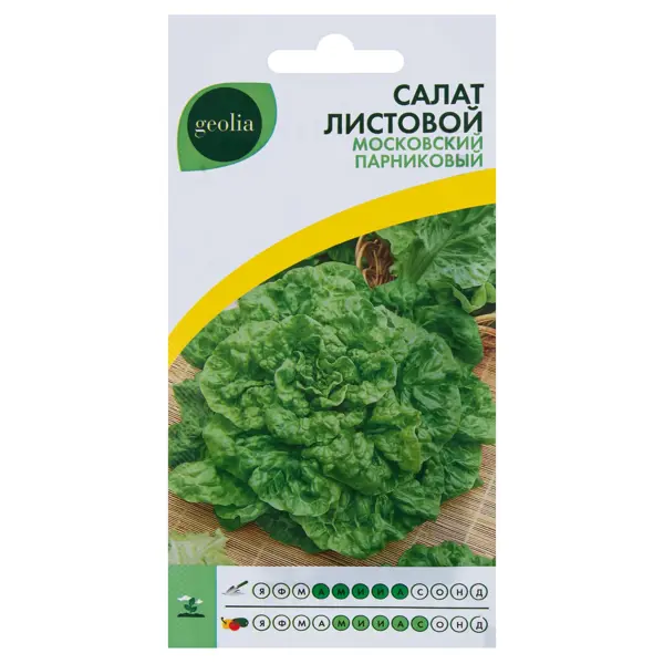 Семена Салат парниковый Geolia Московский семена салат листовой geolia витаминный