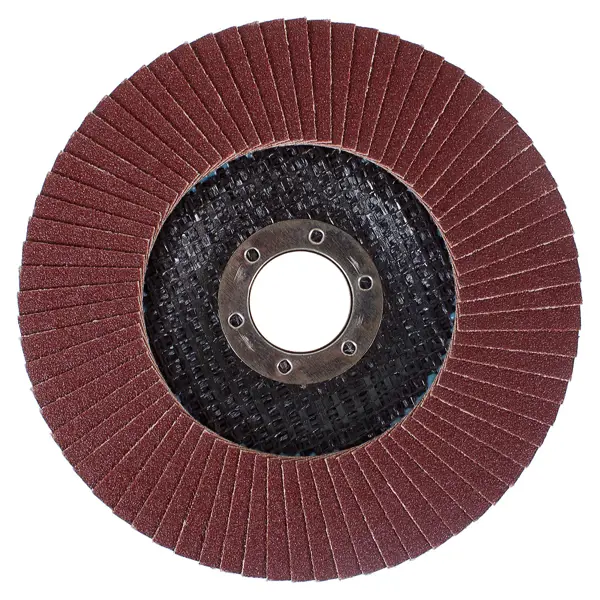 Круг лепестковый угловой Flexione 10000518 Р120, 125x22 мм конический торцевой лепестковый круг тундра