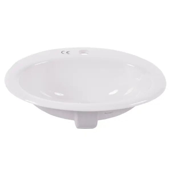 Раковина круглая Бианка 54 см, цвет белый тарелка десертная керамика 19 см круглая элегия