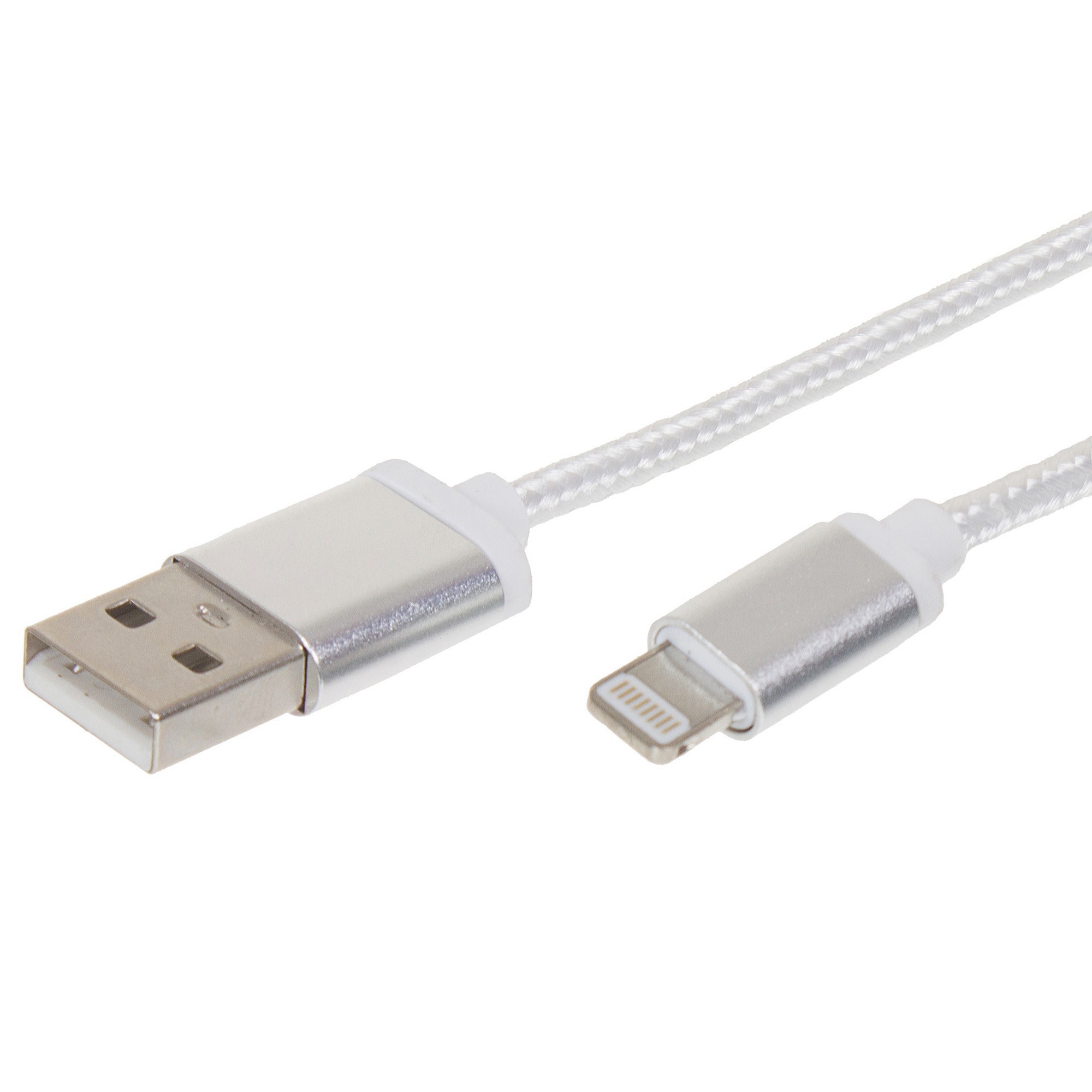 Кабель Oxion USB-Lightning 1.5 м 2 A цвет белый по цене 141 ₽/шт. купить в  Уфе в интернет-магазине Леруа Мерлен