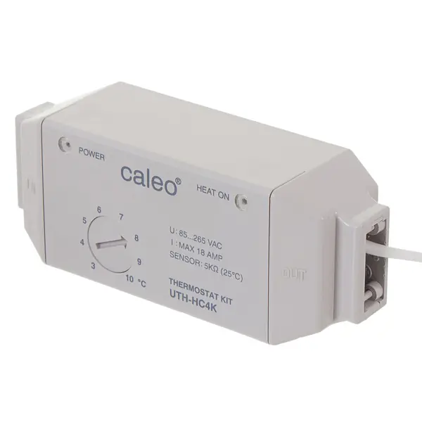 Терморегулятор для теплого пола Сaleo UTH-HC4K механический цвет белый терморегулятор caleo c936 wifi
