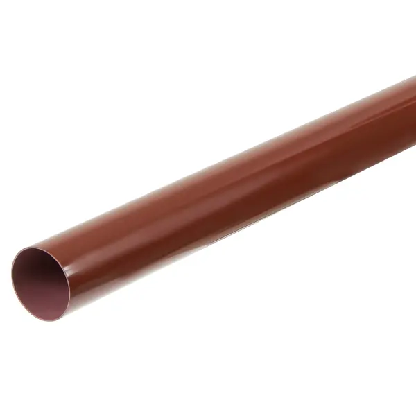 Труба водосточная 2000x90 мм цвет красный труба водосточная 2000x90 мм коричневый