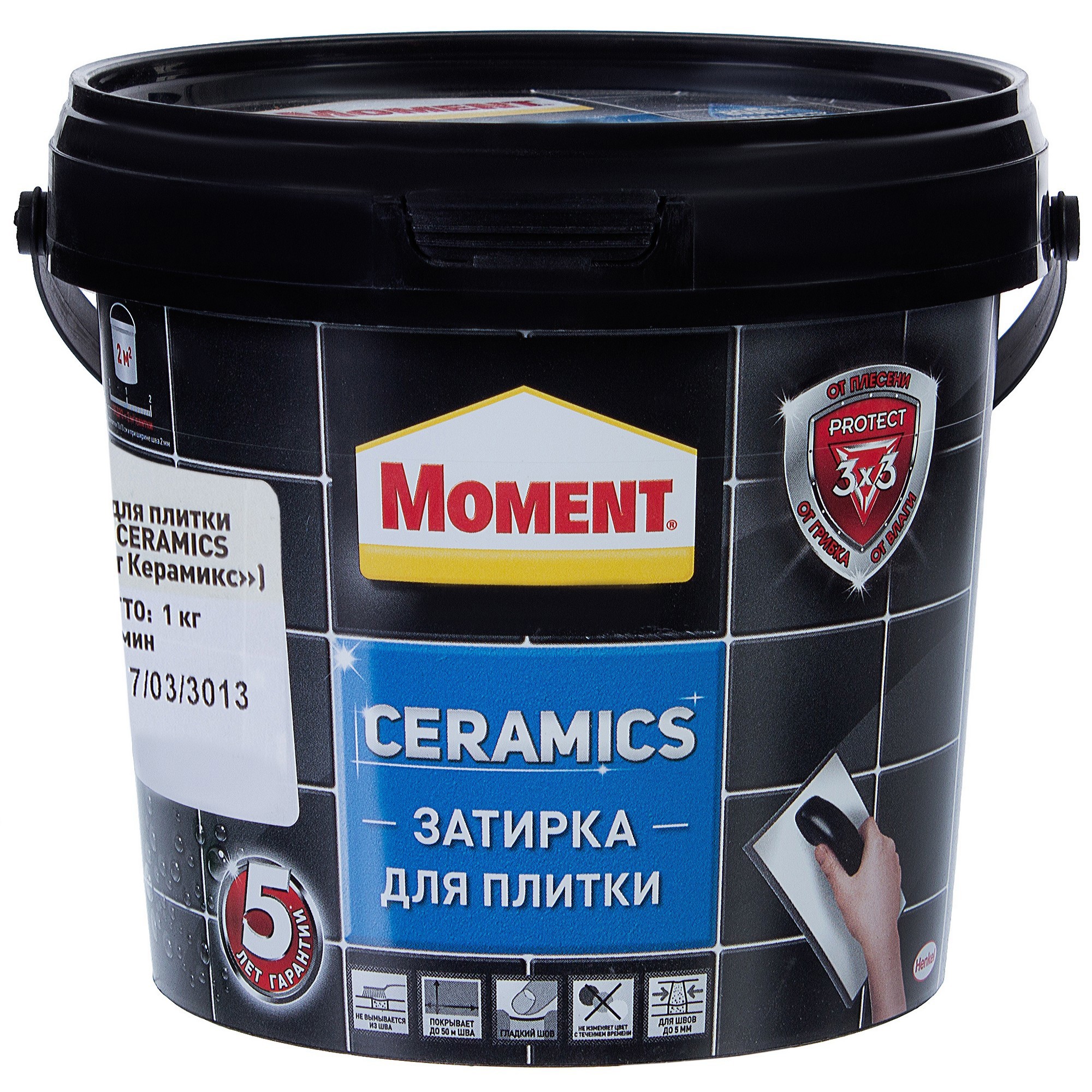 Затирка цементная Mомент «Керамикс», 1 кг, цвет жасмин по цене 168 ₽/шт .