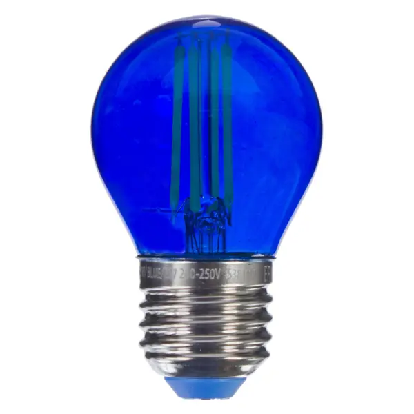 Лампа светодиодная Uniel Color шар E27 5 Вт свет синий умная лампочка xiaomi mi smart led bulb essential white and color
