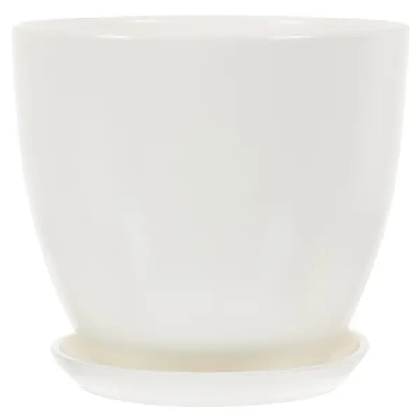 Горшок цветочный Колор Гейм ø26 h24 см v8.5 л керамика белый керамический бордюр beryoza ceramica береза керамика