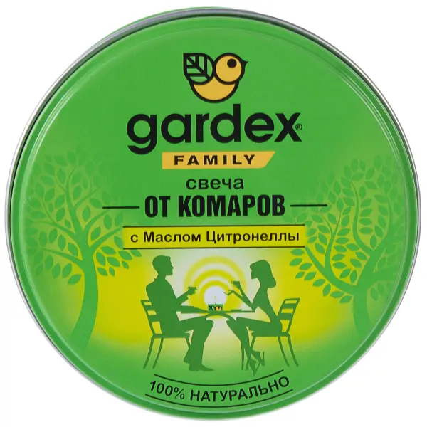 Свеча репеллент Gardex Family от комаров репеллент biogryadka кемипро от змей 100 г