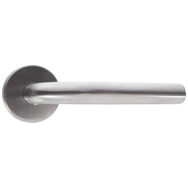 фото Дверная ручка inspire inox без запирания нержавеющая сталь диаметр 53 мм цвет серый