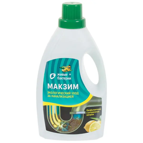 Средство для прочистки канализации Макзим 950 мл средство биологическое биобак жироуловителей 75 гр