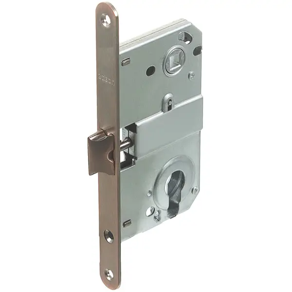 Защёлка под цилиндр EDS-50-85 KEY с ключом сталь цвет медь дверь входная металлическая профи pro 206x86 см левая антик медь