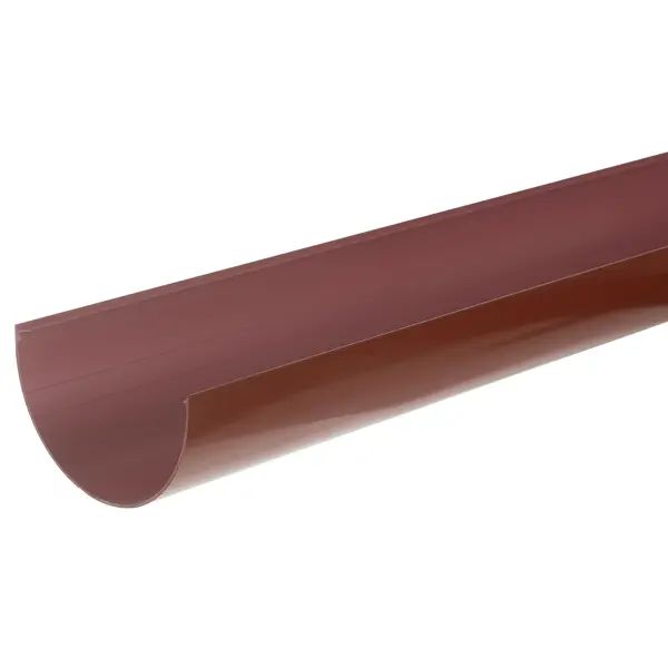 Желоб водосточный 3 м 125 мм цвет красный желоб водосточный интерпрофиль 125 мм 2 м серый