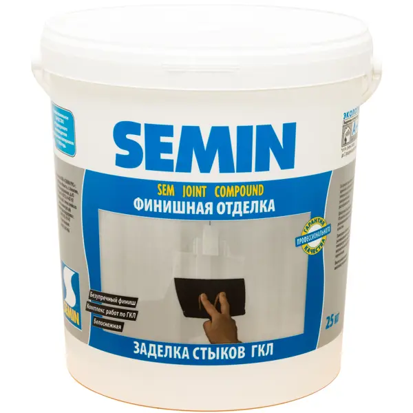 фото Шпаклёвка для заделки швов semin sem joint 25 кг