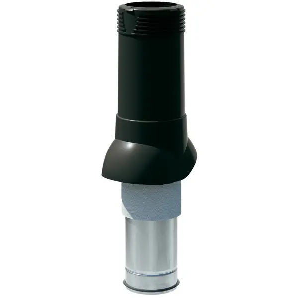 Выход вентиляционный изолированный ТН 125/160 мм цвет чёрный выход вентиляционный технониколь d125 160 мм серый