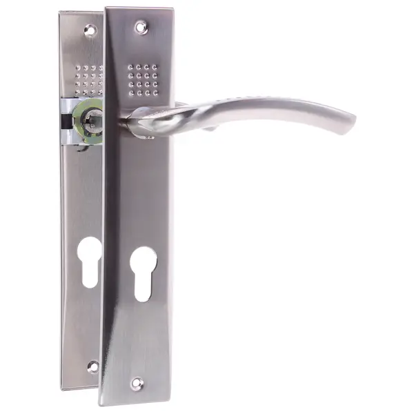 Ручки дверные на планке EDS-T117-85 алюминий никелированное покрытие цвет никель