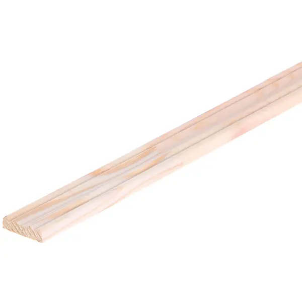 Раскладка фигурная деревянная сращенная 8x30x2200 мм хвоя Экстра фигурная деревянная лопатка для тефлоновой посуды mallony