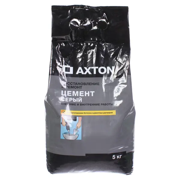 Цемент Axton M400 5 кг цемент цемрос m500 цем i 42 5 н 50 кг