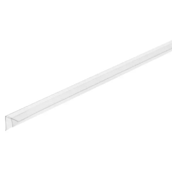 Профиль угловой F-образный для стеновой панели 60x0.4 см пластик цвет белый шкаф угловой агидель 100x82 5x58 см лдсп белый