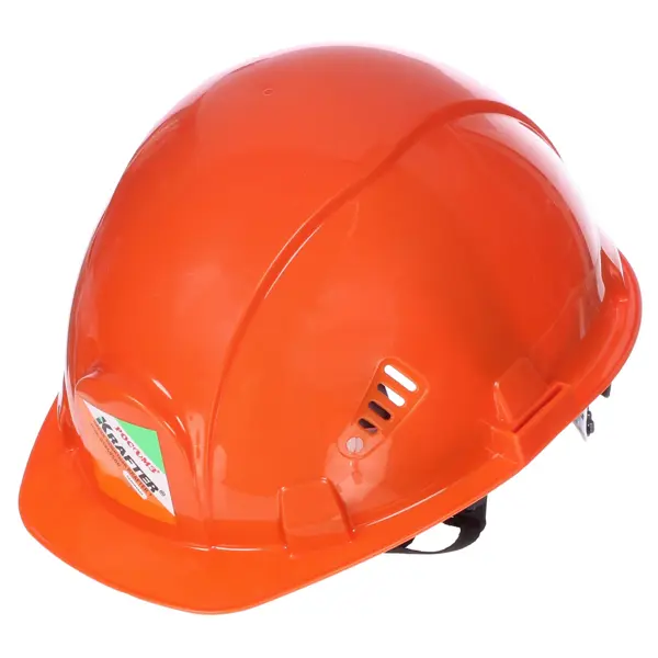 Каска защитная Krafter цвет оранжевый защитная каска gigant