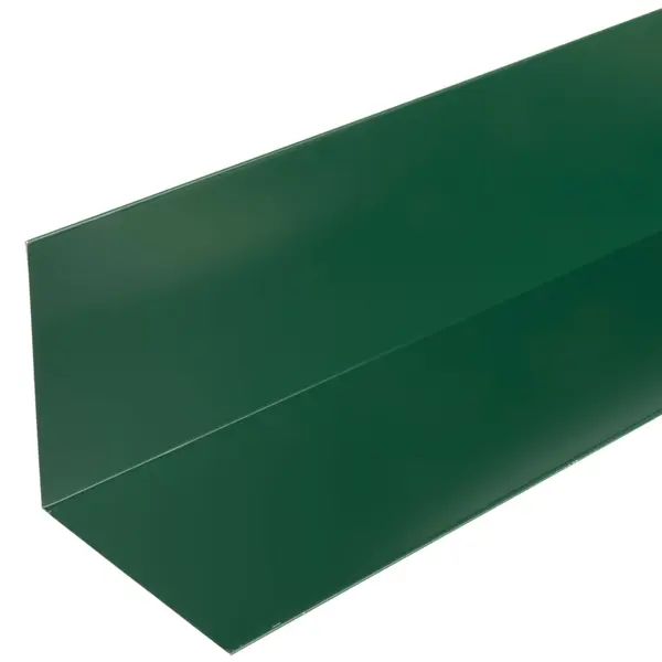 Планка для внутренних углов с полиэстеровым покрытием 2 м цвет зелёный планка для наружных углов 50x50x2000 мм ral 6005 зеленый