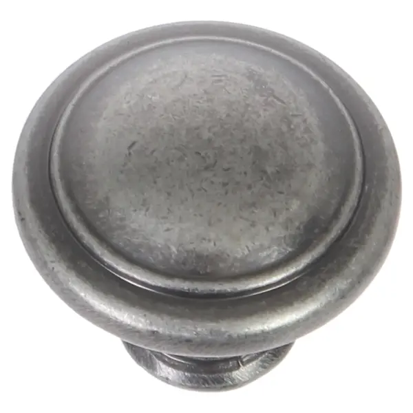 Ручка-кнопка мебельная RK-097, ЦАМ, цвет старинный чёрный цинк ручка кнопка cappio ceramics старинное серебро