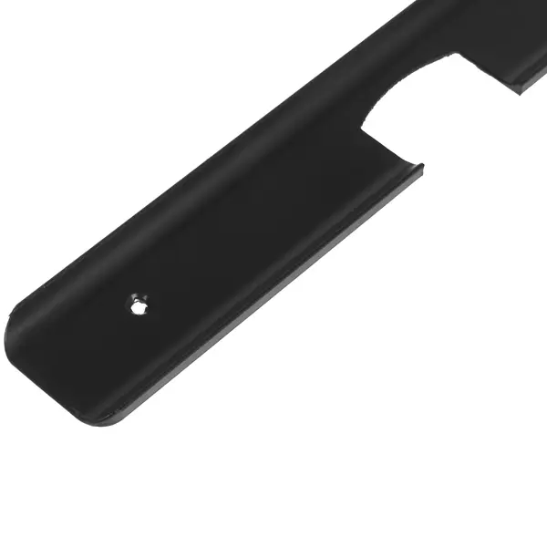 Планка угловая U-образная R3 60x3.8 см для столешницы 3.8 см цвет чёрный матовый коннектор для соединения трековых шинопроводов прямой i образный жесткий ritter artline 94x36мм пластик медь чёрный