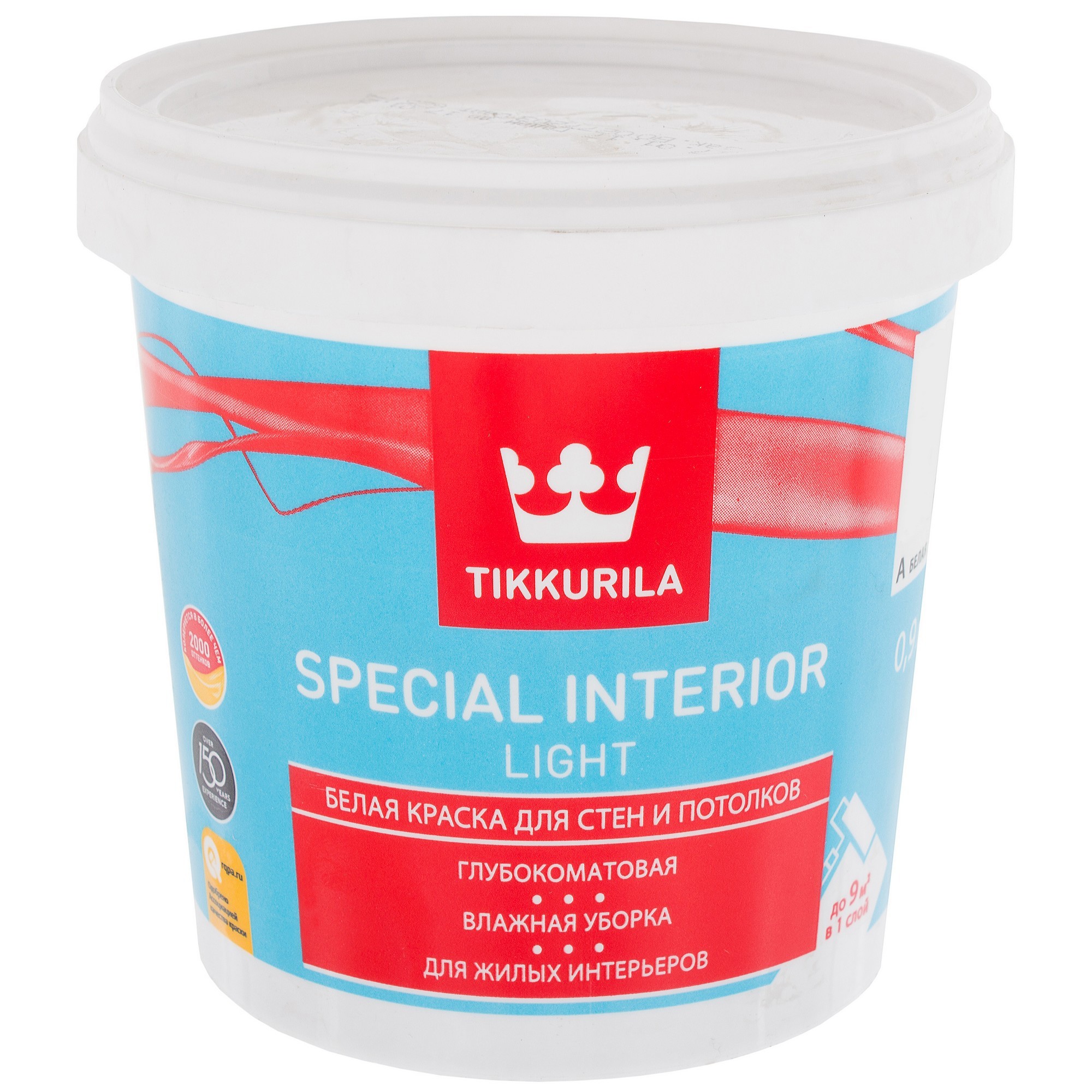 Краска Tikkurila Special Interior Light база A 0.9 л  –  .