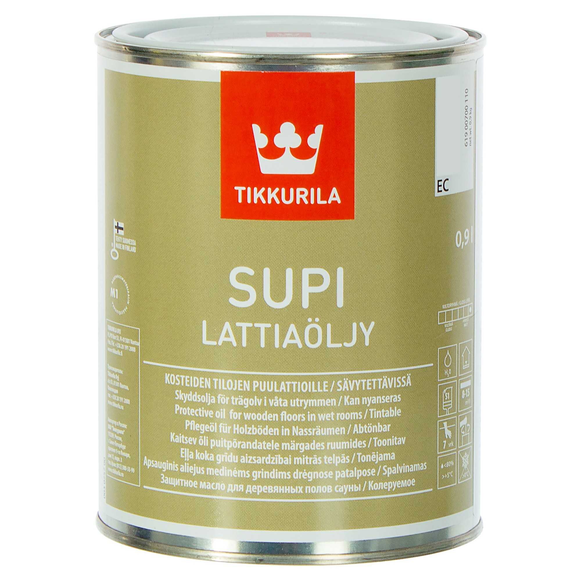 Тиккурила для бань купить. Масло для пола Tikkurila Supi LATTIAOLJY. Tikkurila Supi LATTIAOLJY. Tikkurila Supi для пола в бане. Тиккурила супи Латиаоли (Supi LATTIAOLJY) масло для пола (0,9л).