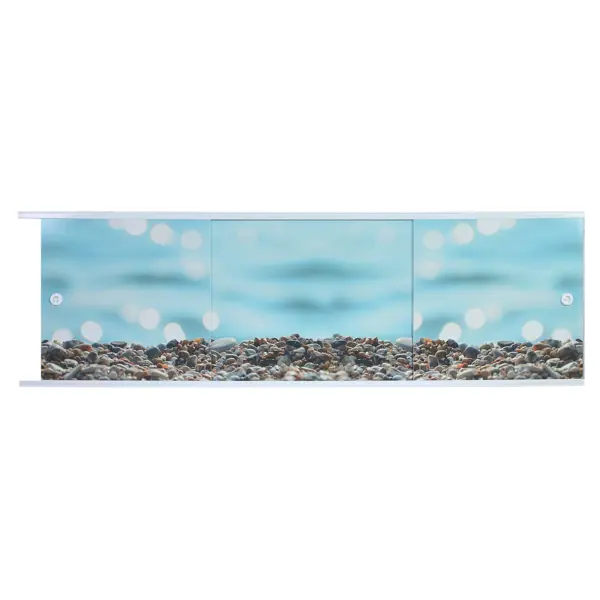 фото Экран под ванну премиум арт № 10 168 см цвет прохладный бриз без бренда