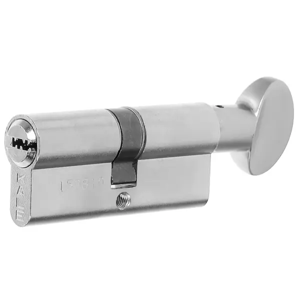 Цилиндр ключ/вертушка 35х35 никель,164 SM/70 цилиндр ax100 70 35х35 мм ключ ключ бронза