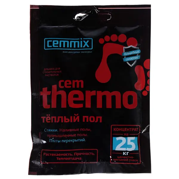 Добавка для тёплых полов CemThermo, концентрат, саше пластификатор для бетона при устройстве теплых полов alfabet