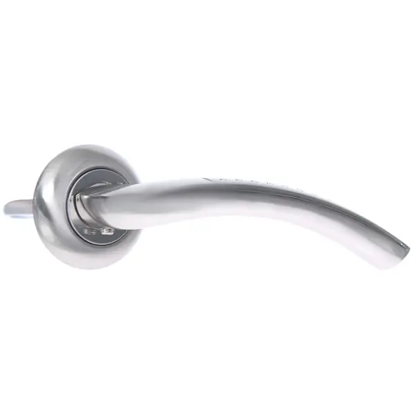 Ручка дверная на розетке Avers H-0826-A-NIS/NI, алюминий, цвет матовый никель/никель дверная ручка crit
