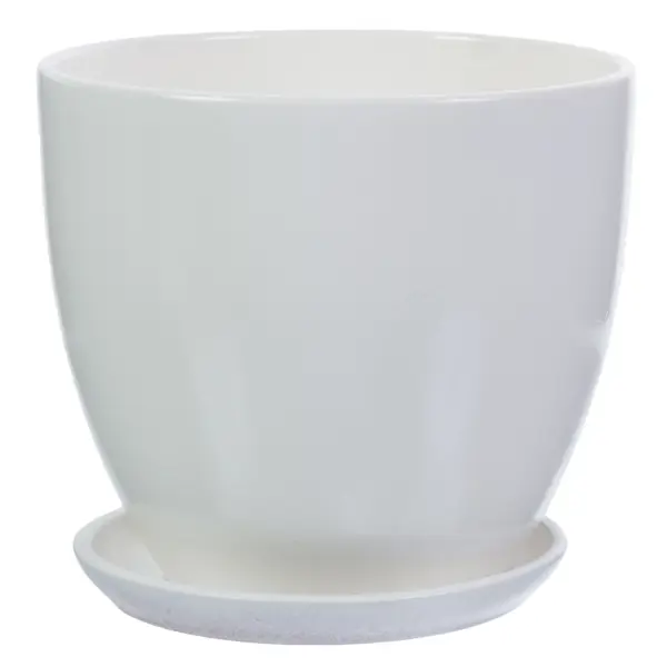 Горшок цветочный Колор Гейм ø18 h16.5 см v2.6 л керамика белый saival classic колор комплект поводок шлейка xxs серый
