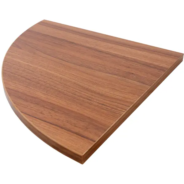Полка мебельная угловая 35x35x1.6 см ЛДСП цвет орех антик деревянная полка для стеллажей тдв