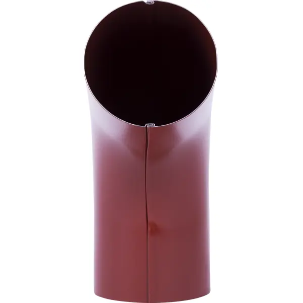 фото Колено на 70° для трубы 80 мм цвет красный интерпрофиль
