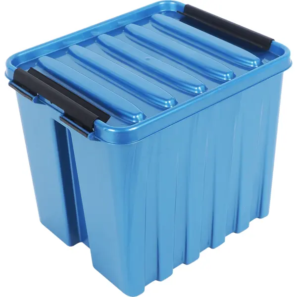 Контейнер Rox Box 21x17x18 см 4.5 л пластик с крышкой цвет синий контейнер одноразовый с неразъёмной крышкой 1 л 17 5×14 9×7 9 см прозрачный