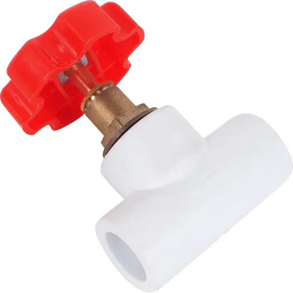 Вентиль ø20 мм полипропилен белый вентиль для подключения смесителя altstream
