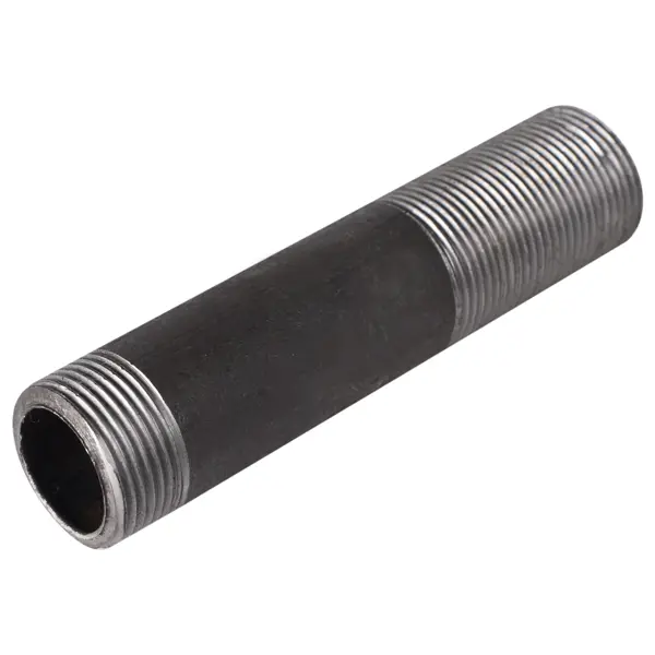 Сгон удлиненный стальной черный 1дюйм L150мм кран для бытовых приборов 1 2 х3 4 латунь ручка удлиненный никель ростурпласт