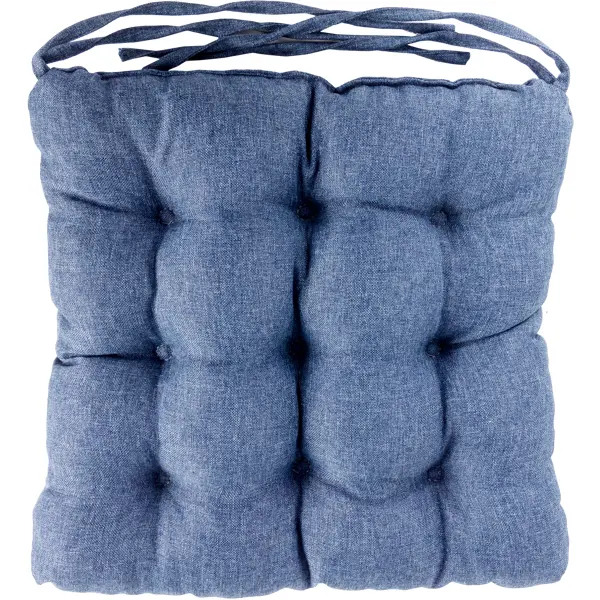 Сидушка Савана 40x36 см цвет синий подушка для сидения с памятью bradex kz 0276 подушка сидушка про