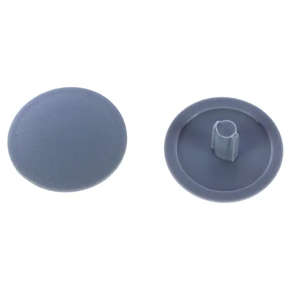 Заглушка на шуруп-стяжку PZ 7 мм полиэтилен цвет серый, 50 шт. заглушка для дверных коробок 12 мм полиэтилен серый 20 шт