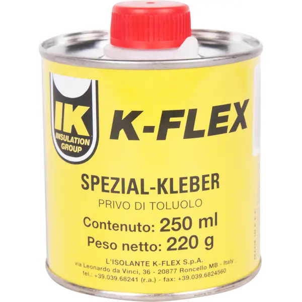 Клей для трубной изоляции K-Flex 220 г скоба для трубной изоляции 20 шт