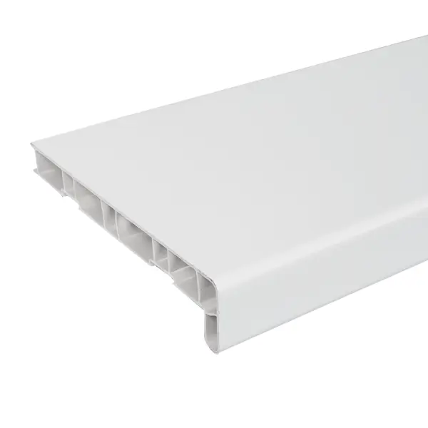 Подоконник ПВХ 2000x200 мм цвет белый подставка на подоконник