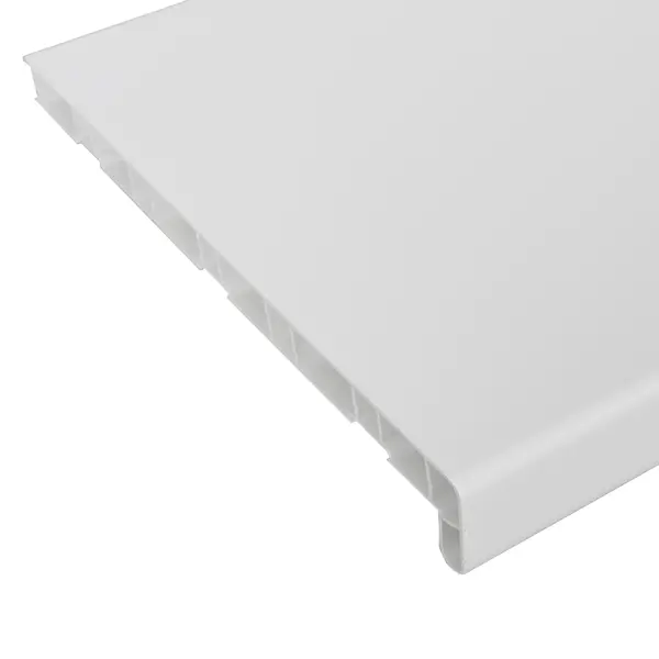 Подоконник ПВХ 1500x300 мм цвет белый подставка на подоконник