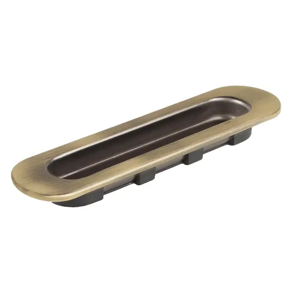 Ручка мебельная для шкафа купе 152 мм металл/пластик цвет бронза петля мебельная hg001 140х100 мм для стеклянного фасада металл золото