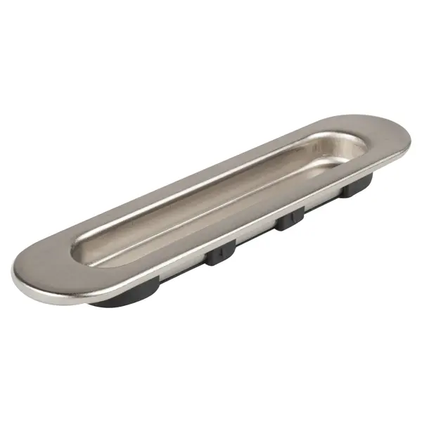 Ручка мебельная для шкафа купе 152 мм металл/пластик цвет никель опора мебельная 60х40 мм пластик серый