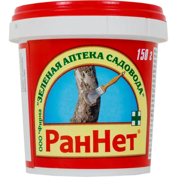 Паста-замазка для дезинфекции и заживления ран деревьев «Раннет» 150 г садовая паста для дезинфекции раннет 600 гр