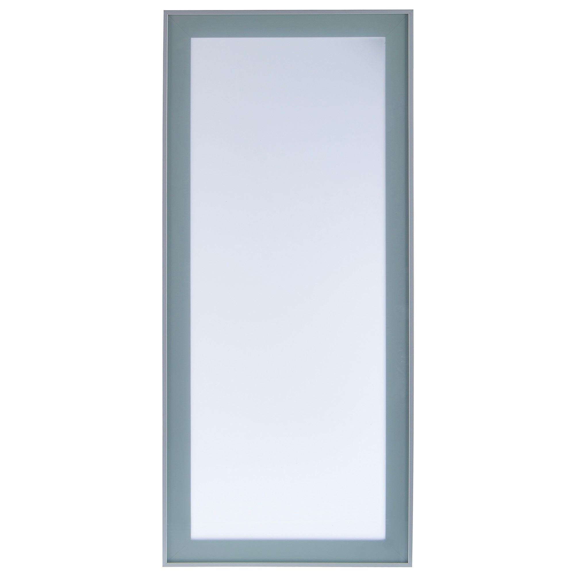 Витрина для шкафа Delinia «Фрост» 40x70 см, алюминий/стекло, цвет алюминий
