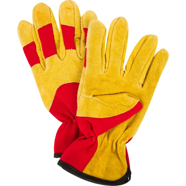 Перчатки садовые hq-15-XL, кожа/спандекс длинные кожаные перчатки foxweld