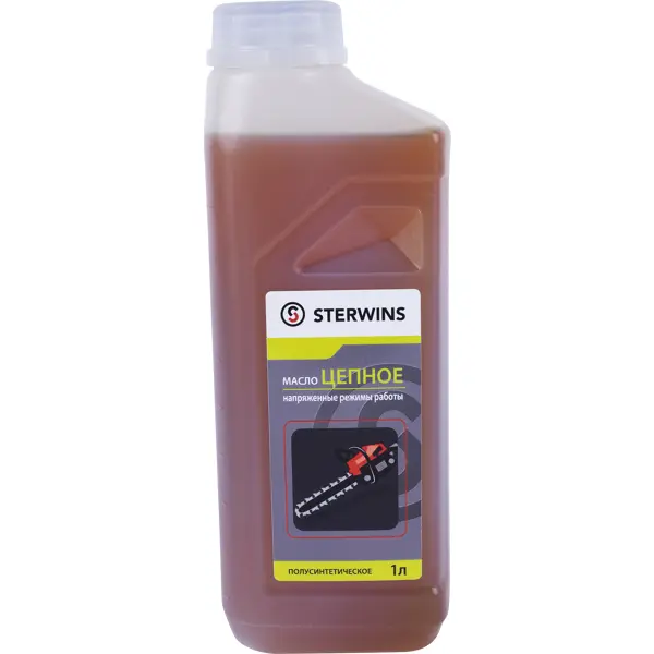 Масло для цепи Sterwins полусинтетическое 1 л масло для смазки цепи и шины сhampion 1л 952824