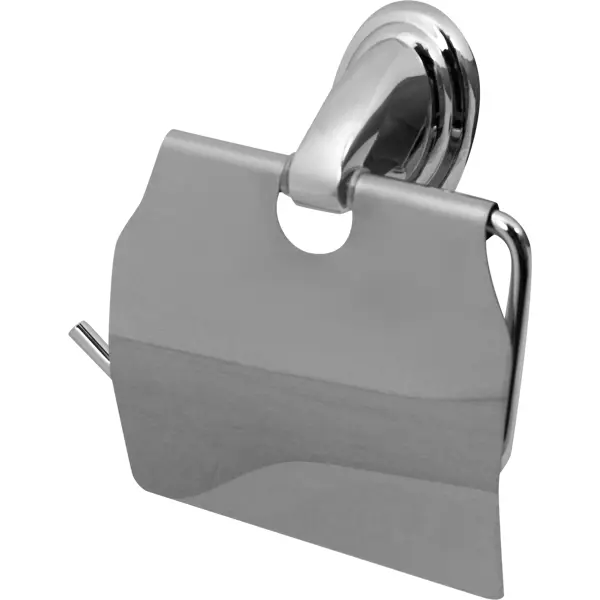 Держатель для туалетной бумаги с крышкой цвет хром держатель туалетной бумаги bemeta niki с крышкой 153112012