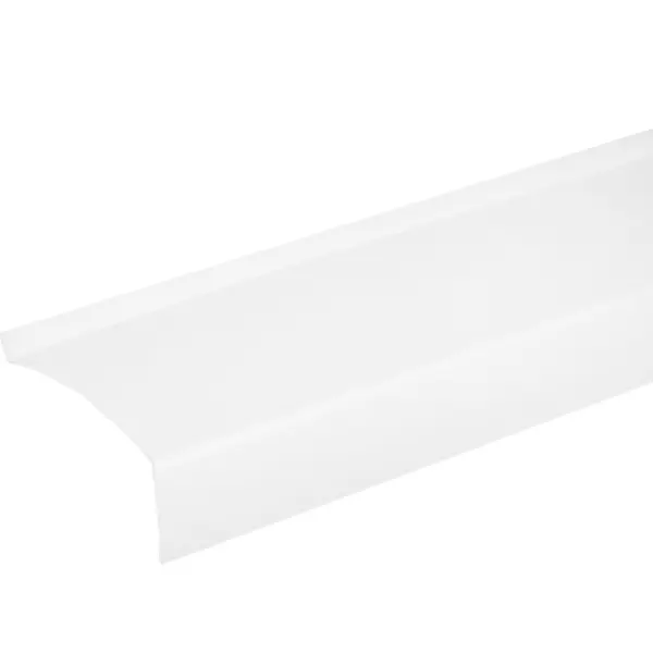 Отлив ПВХ 1.4x140x1500 мм белый окно пластиковое пвх veka одностворчатое 1200x800 мм вxш правое поворотно откидное двуxкамерный стеклопакет белый белый