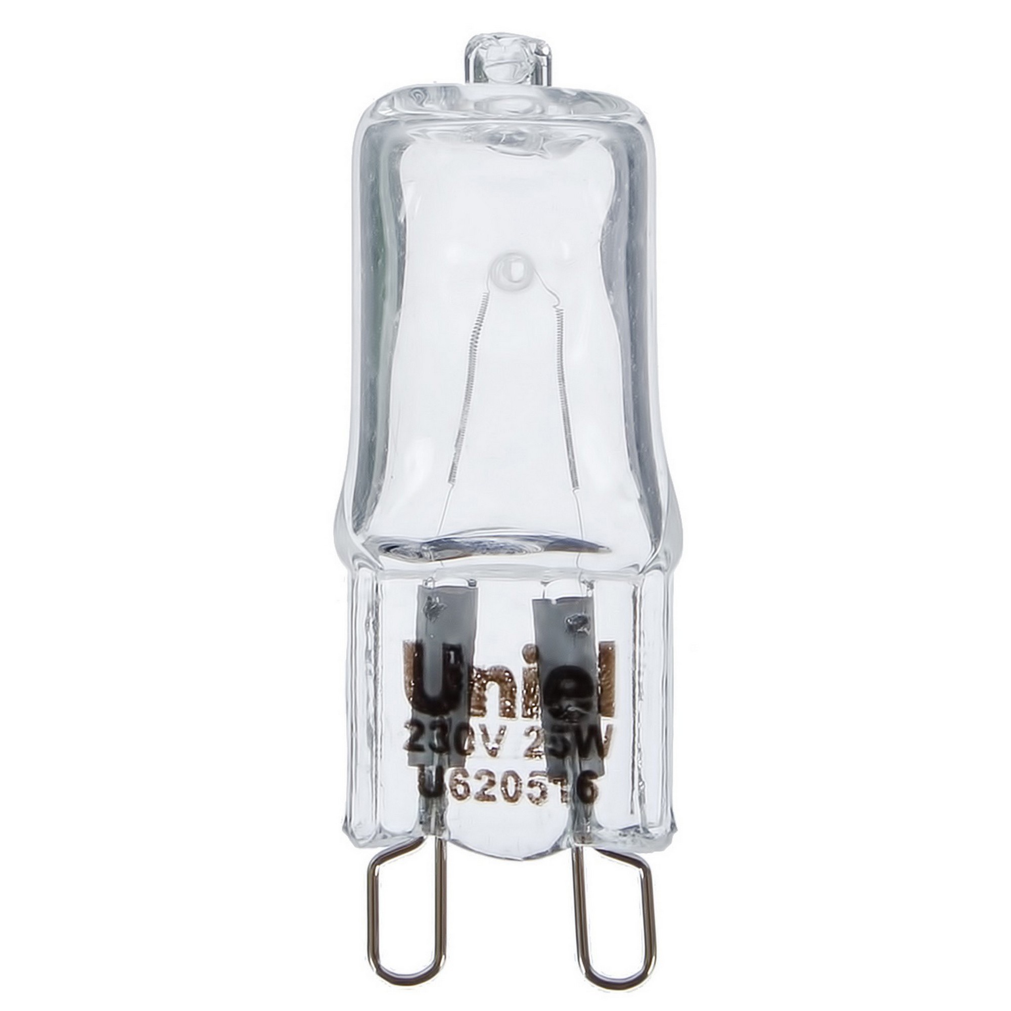 Лампа галогенная  капсула G9 25 Вт свет тёплый белый по цене 58 .